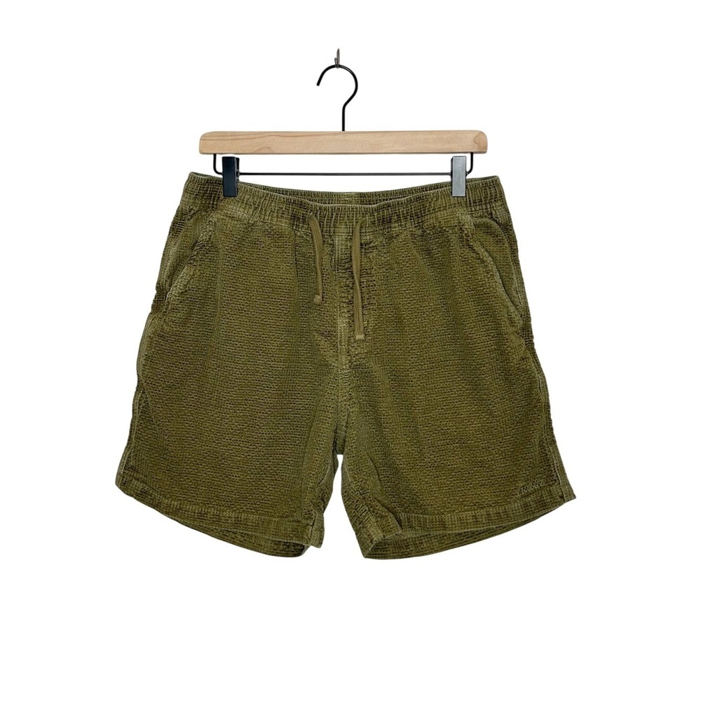 Katin Mens Ward Shorts Green Corduroy Shorts Medium M